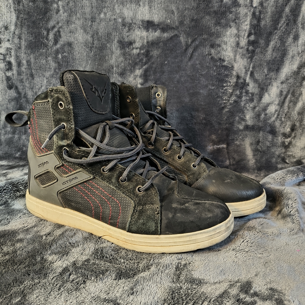 1Storm Men's Motorcycle Streetbike Casual Water-Proof Racing Boots MT035WP